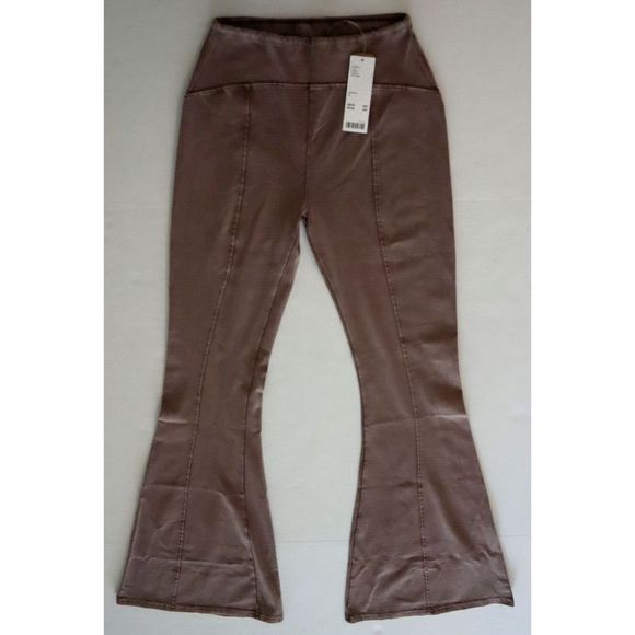 Out From Under x Urban Outfitters Women’s Sz S Brown Aria Seamed Flare Pants - Picture 1 of 7